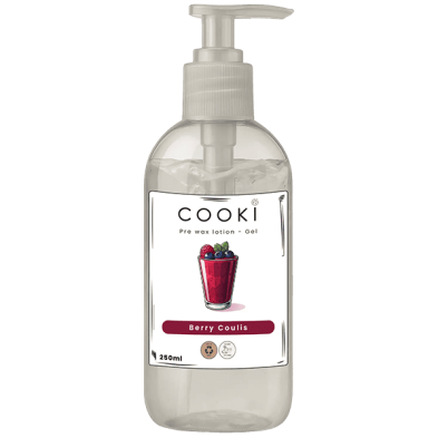 COOKI Wax Pre Wax Gel - Berry Coulis 250ml