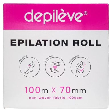 Depileve Epilation Roll 100m x 70mm, 100gsm