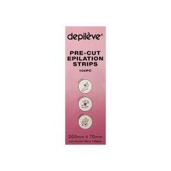 Depileve Pre-cut Epilation Body Strips 100pc