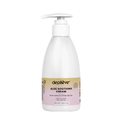 Depileve Aloe Soothing Cream 200ml - Aloe Vera & Shea Butter