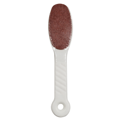 Double Sided Foot File with White Handle & Peel Off Grits