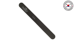 NAILZ Nail File - Straight Black 100/180 [Korean]
