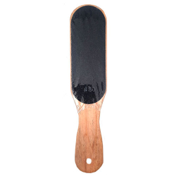Spa Life Wooden Foot File - Large Oval (80/120)