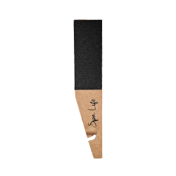 Spa Life Wooden Foot File - Slanted Handle (80/120)