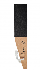 Spa Life Wooden Foot File - Slanted Handle (80/120)