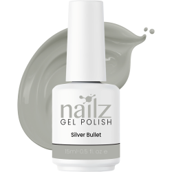 Nailz Gel Polish 15ml - 181 - Silver Bullet