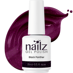 Nailz Gel Polish 15ml - 1322 - Black Panther