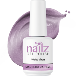 NAILZ Gel Polish 15ml Magnetic Cat Eye- Violet Vixen