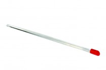 Rubber Tipped Cuticle Pusher - Long with Red Tip