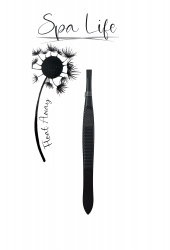 Spa Life Crab Tip Tweezer- Black