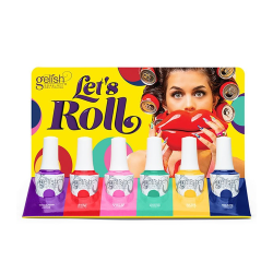 ***Lets Roll Gelish 6pc Display with Stock