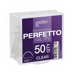***Perfetto Tips Clear Size 1 50pk - Gelish