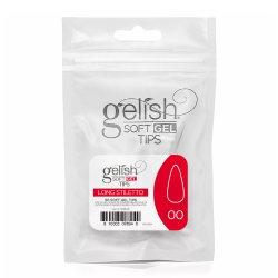 Soft Gel Tips - Long Stiletto 00 50pk Refill - Gelish