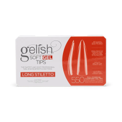 ***Soft Gel Tips - Long Stiletto 550pk - Gelish