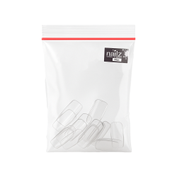 Nailz Full Cover Tips Refills-Coffin Medium (30pc)#1