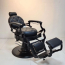 CALICO JACK Barber Chair - Black Frame (Black Leather)