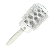 DKINK -Lustra- Ionic Thermal Styler Brush (Grey/White)-65mm