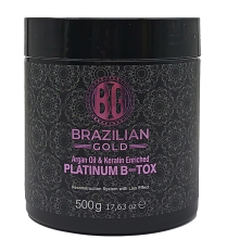 Brazilian Gold B-tox Mask 500g Platinum (Reconstructing)