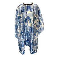 Cutting Cape - Blue Faces - Slide Clip (CP81539)