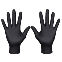 Nitrile Gloves - Black - (Medium) 100's