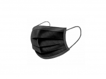 Face Mask - 3Ply - Disposable (50's) - Black