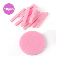 Facial Sponges Pk10 Ultra Thick - 87mm x13mm - Pink