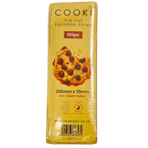 COOKI Pre-cut Epilation Body Strips 100pc, 80gsm