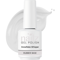 Nailz Gel Polish 15ml Rubber Base Gel - Snowflake Whisper