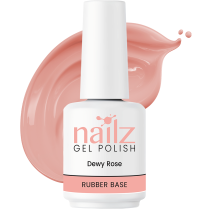 Nailz Gel Polish 15ml Rubber Base Gel - Dewy Rose