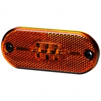 Hella Sidemarker LED Oval with Reflector 12V