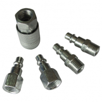 Quick Coupler Set Zinc 5Pce