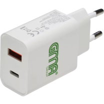 CHARGER DUAL WALL USB & USB-C