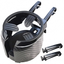 Drink Holder Carbon/Chrome