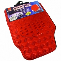 Mat Set Aluminium Red