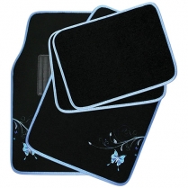 Mat Set Butterfly Blue (4Pce)