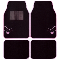Mat Set Butterfly Pink (4Pce)