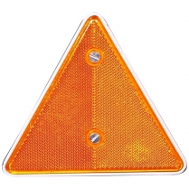 Reflector Triangle Amber