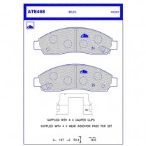 Brake Pad ATE468