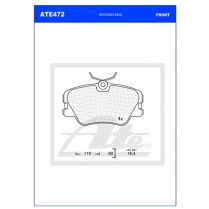 Brake Pad ATE472