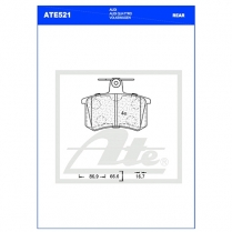 Brake Pad ATE521