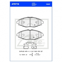 Brake Pad ATE716