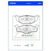 Brake Pad ATE740
