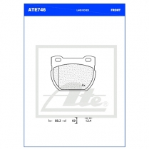 Brake Pad ATE746