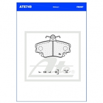 Brake Pad ATE749