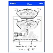 Brake Pad ATE822