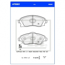 Brake Pad ATE861