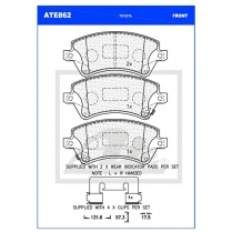Brake Pad ATE862