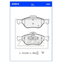 Brake Pad ATE914