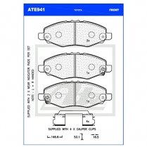 Brake Pad ATE941