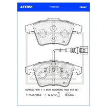 Brake Pad ATE951